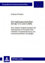 Haftungsvorschriften Der 13 C Und D Ustg