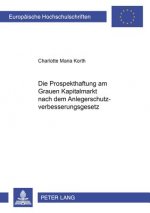 Prospekthaftung Am Grauen Kapitalmarkt Nach Dem Anlegerschutzverbesserungsgesetz