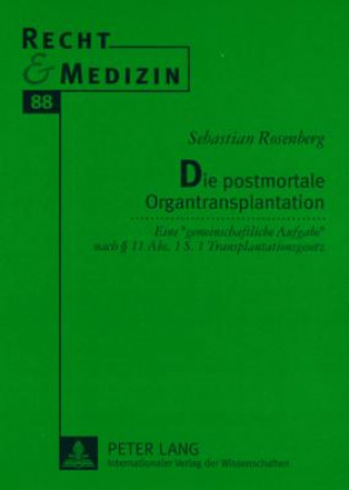 Die Postmortale Organtransplantation