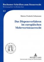 Dispensverfahren Im Europaeischen Mehrwertsteuerrecht