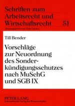 Vorschlaege Zur Neuordnung Des Sonderkuendigungsschutzes Nach Muschg Und Sgb IX