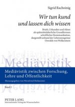 Â«Wir tun kund und lassen dich wissenÂ»