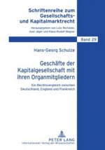 Geschaefte Der Kapitalgesellschaft Mit Ihren Organmitgliedern