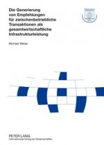 Generierung Von Empfehlungen Fuer Zwischenbetriebliche Transaktionen ALS Gesamtwirtschaftliche Infrastrukturleistung