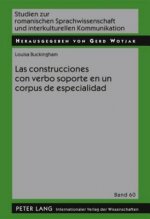 Construcciones Con Verbo Soporte En Un Corpus de Especialidad