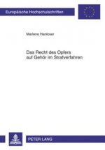 Recht Des Opfers Auf Gehoer Im Strafverfahren