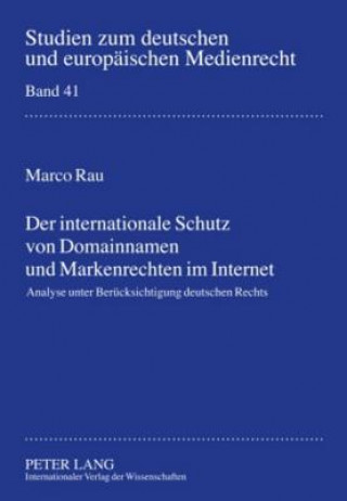 Internationale Schutz Von Domainnamen Und Markenrechten Im Internet