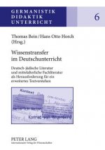 Wissenstransfer Im Deutschunterricht