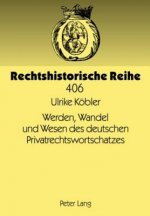Werden, Wandel Und Wesen Des Deutschen Privatrechtswortschatzes