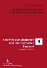 Mangelrechte Des Bestellers Im Bgb-Werkvertrag VOR Abnahme