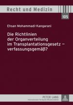 Richtlinien Der Organverteilung Im Transplantationsgesetz - Verfassungsgemaess?