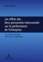 Les Effets Des Liens Personnels Interconseils Sur La Performance de l'Entreprise
