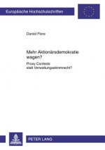 Mehr Aktionarsdemokratie Wagen?