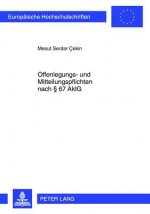 Offenlegungs- Und Mitteilungspflichten Nach 67 Aktg