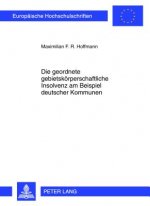 Geordnete Gebietskoerperschaftliche Insolvenz Am Beispiel Deutscher Kommunen