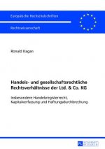 Handels- Und Gesellschaftsrechtliche Rechtsverhaeltnisse Der Ltd. & Co. Kg