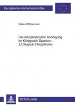 Disziplinarische Kuendigung Im Koenigreich Spanien - El Despido Disciplinario