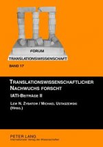 Translationswissenschaftlicher Nachwuchs Forscht