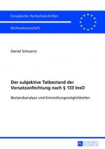 Der subjektive Tatbestand der Vorsatzanfechtung nach  133 InsO