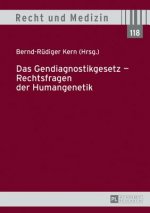 Das Gendiagnostikgesetz - Rechtsfragen Der Humangenetik