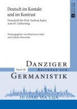 Deutsch Im Kontakt Und Im Kontrast