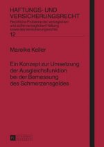 Konzept Zur Umsetzung Der Ausgleichsfunktion Bei Der Bemessung Des Schmerzensgeldes