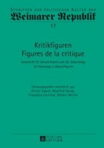 Kritikfiguren / Figures de la Critique