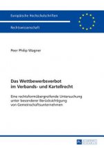 Das Wettbewerbsverbot Im Verbands- Und Kartellrecht