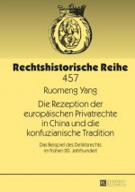 Rezeption Der Europaischen Privatrechte in China Und Die Konfuzianische Tradition