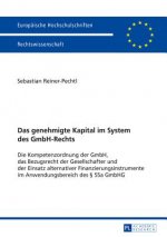 genehmigte Kapital im System des GmbH-Rechts; Die Kompetenzordnung der GmbH, das Bezugsrecht der Gesellschafter und der Einsatz alternativer Finanzier