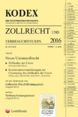 KODEX Zollrecht 2016  (f. Österreich)