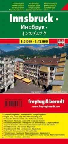 Innsbruck Touristenplan 1 : 5 000 / 1 : 12 000
