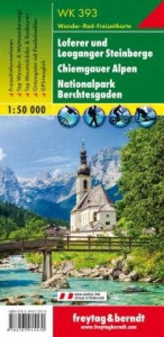 Loferer and Leoganger Steinberge - Chiemgau Alps - National Park Berchtesgaden Hiking + Leisure Map 1:50 000