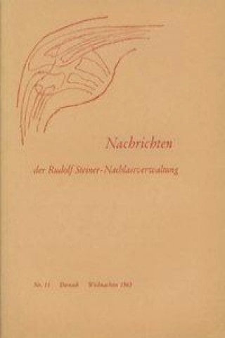 Beiträge zur Rudolf Steiner Gesamtausgabe, Heft 11