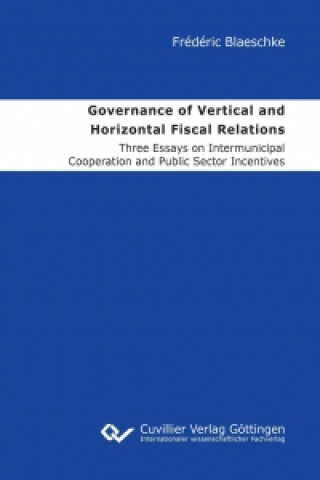 Governance of Vertical and Horizontal Fiscal Relations. Three Essays on Intermunicipal Cooperation and Public Sector Incentives