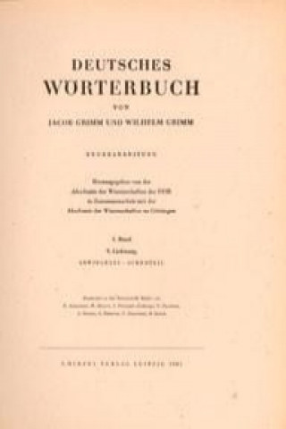 Grimm, Dt.  Wörterbuch Neubearbeitung