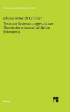 Texte zur Systematologie und zur Theorie der wissenschaftlichen Erkenntnis