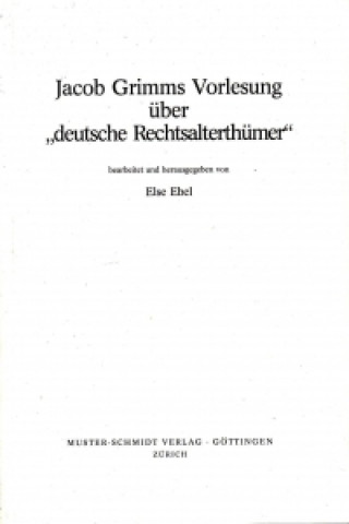 Jacob Grimms Vorlesung