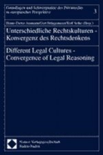 Unterschiedliche Rechtskulturen - Konvergenz des Rechtsdenkens - Different Legal Cultures - Convergence of Legal Reasoning