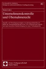 Unternehmenskontrolle und Übernahmerecht