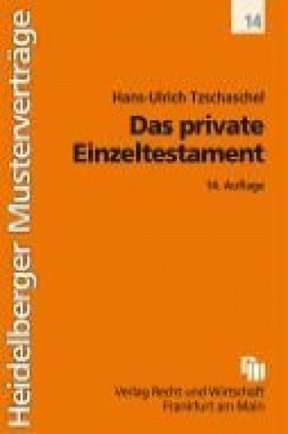 Das private Einzeltestament