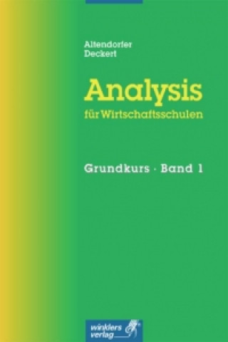 Analysis für Wirtschaftsschulen. Grundkurs I