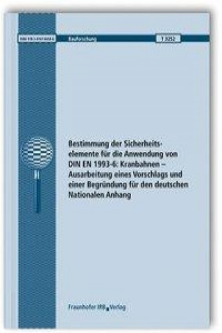 Bestimmung der Sicherheitselemente für die Anwendung von DIN EN 1993-6: Kranbahnen - Ausarbeitung eines Vorschlags und einer Begründung für den deutsc