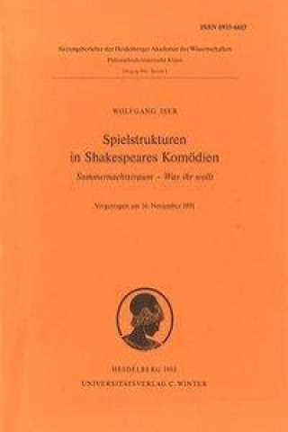 Spielstrukturen in Shakespeares Komödien 
