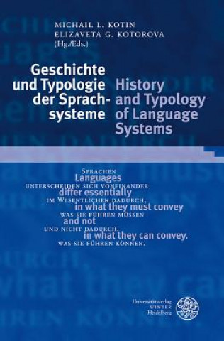 Geschichte und Typologie der Sprachsysteme / History and Typology of Language Systems