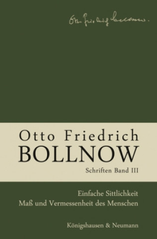 Otto Friedrich Bollnow: Schriften - Band 3