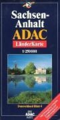 ADAC LänderKarte Sachsen-Anhalt plano 1 : 250 000