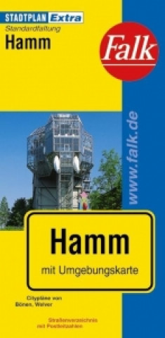Falk Stadtplan Extra Standardfaltung Hamm