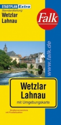 Falk Stadtplan Extra Standardfaltung Wetzlar, Lahnau