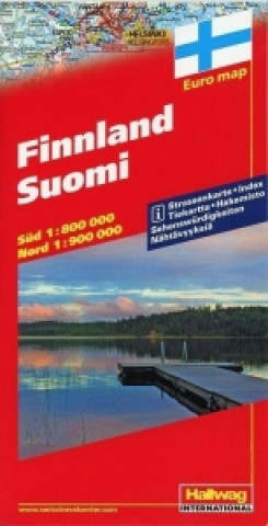 Finnland Süd 1 : 800 000 / Finnland Nord 1 : 900 000